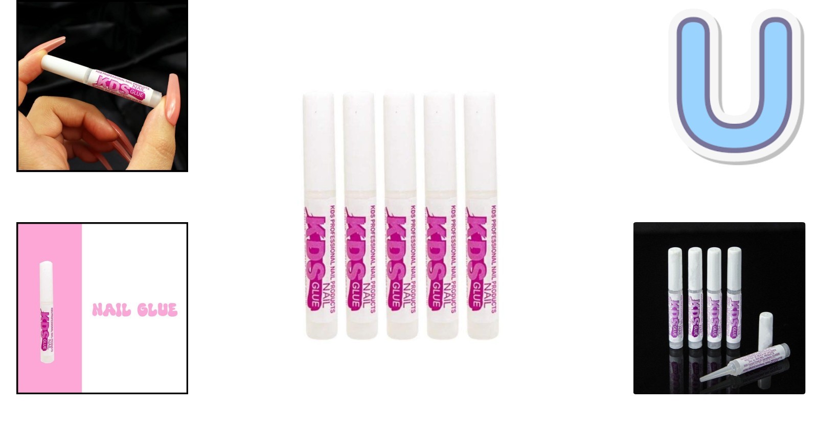 5 pcs Fast Drying Nail Tip Glue – Super Bond for Acrylic Nails Tips – 0.07oz