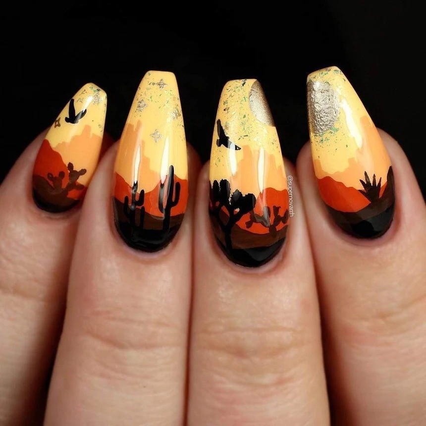 Wild West: Last Rodeo (MXM062) – Nail Stamping Plate