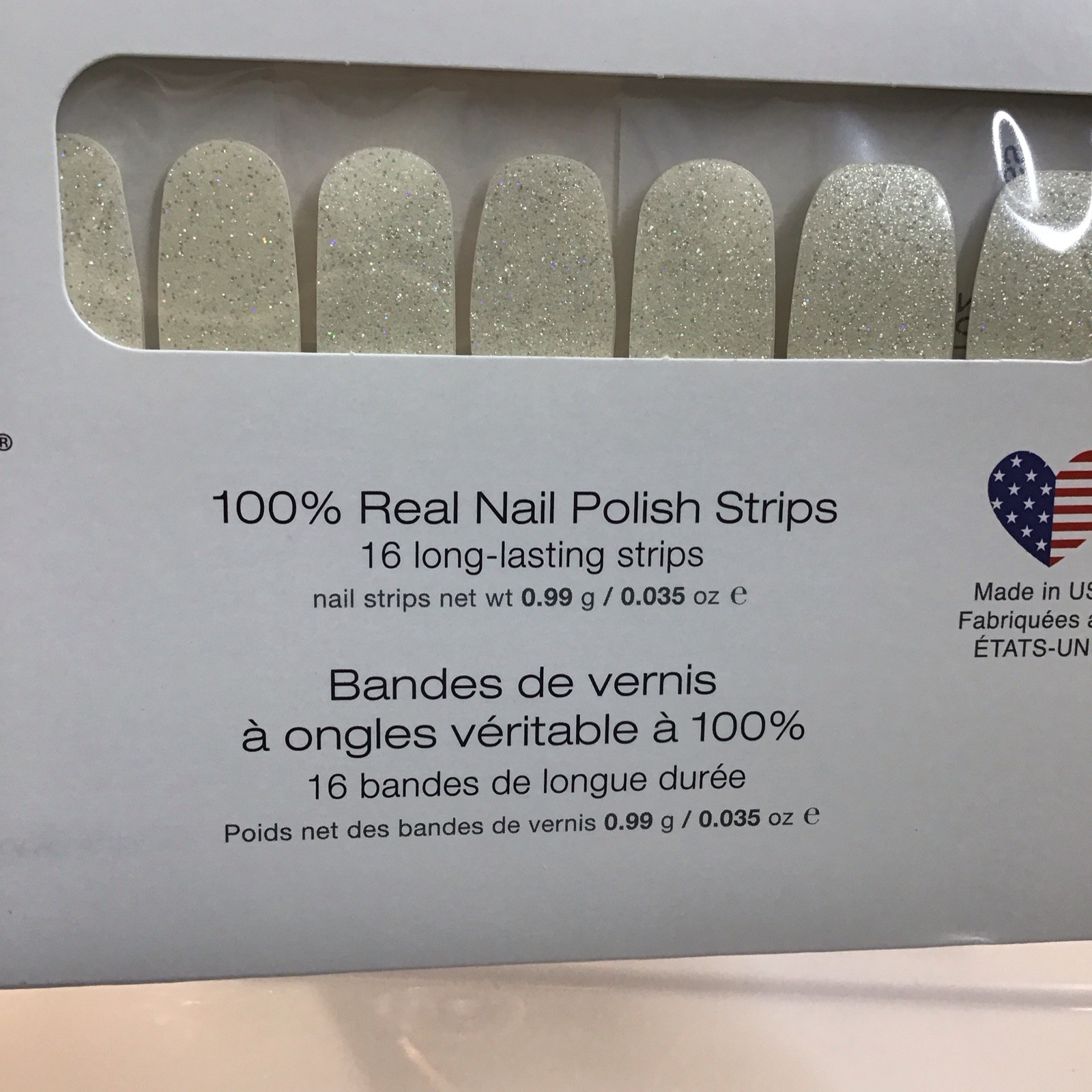 Color Street Glitter Nail Polish Strips Couldn’t Carat Less (not retired)