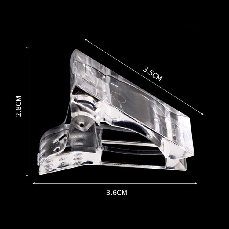500X Nail Tips Clip Quick Building Poly Builder GelDIY Extension Clamp Clips LOT