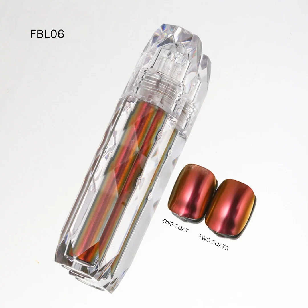 Liquid Chrome Overlay Mirror Effect Nail Chrome