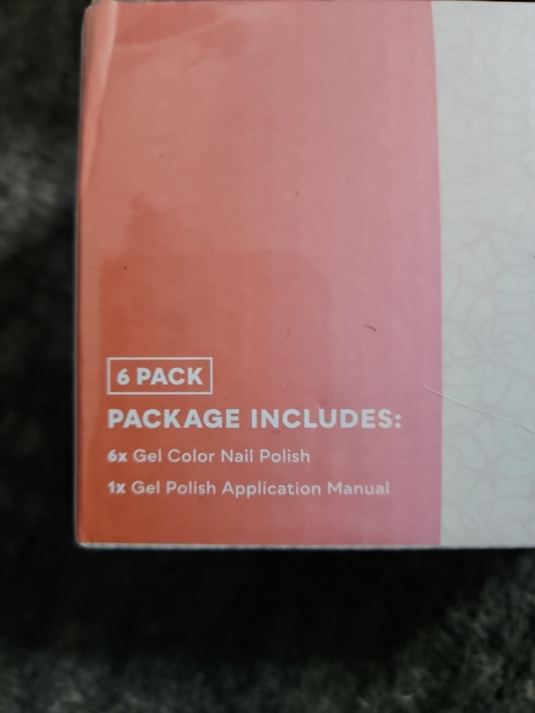 GAOY Pink Gel Nail Polish Set of 6 Colors EXP: 02/2027