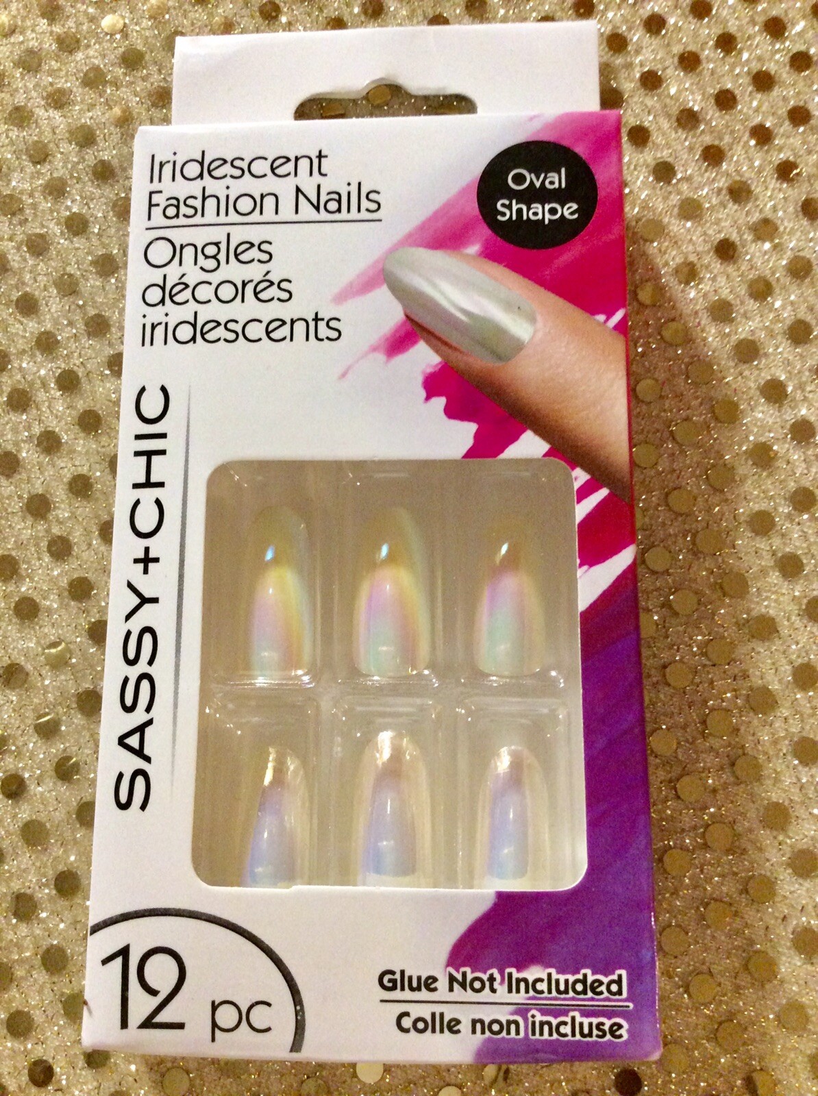 Sassy Chic Nails Iridescent 12 Nail Kit