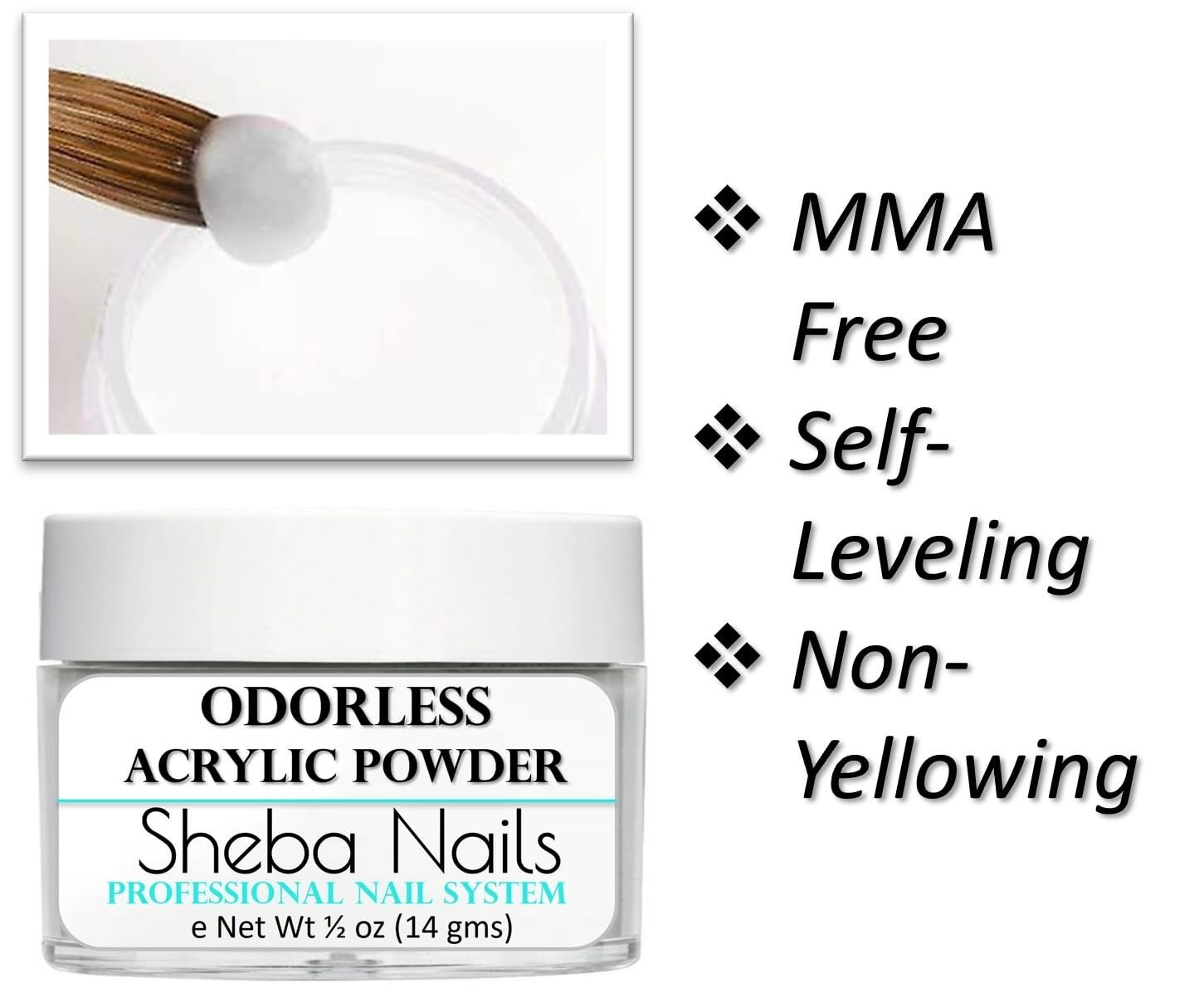 Professional Odorless Acrylic Nail Kit for State Board Exams – Easy Application
