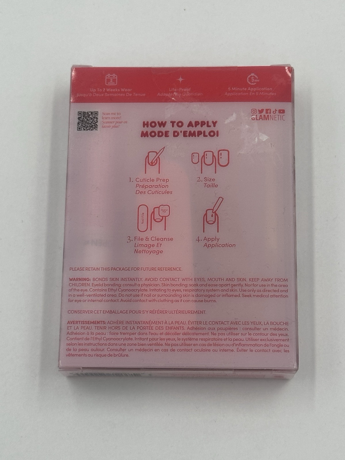 Glamnetic Hello Kitty and Friends My Melody Press-On Nail Kit *NEW*