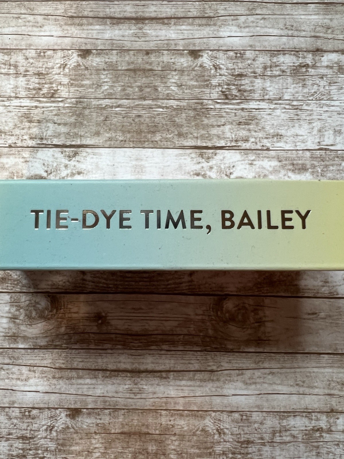 Red Aspen TIE DYE TIME BAILEY Short Square Press On Nail Dashes New!!