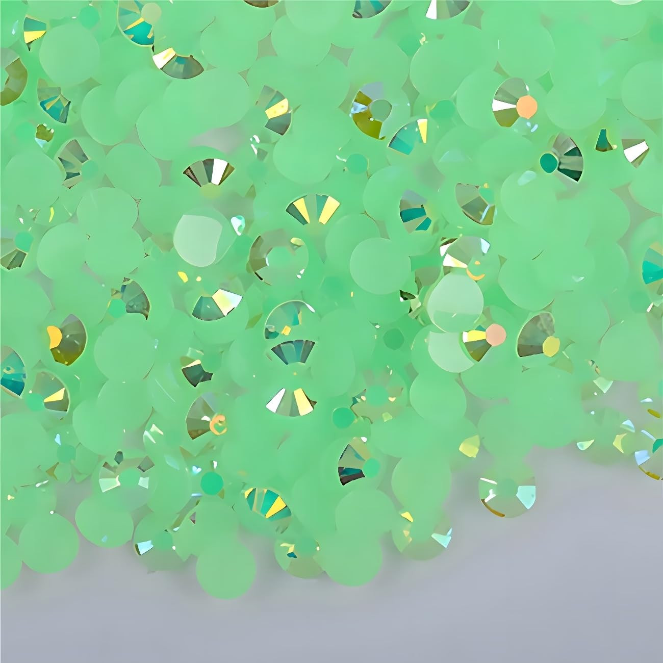 Flatback Rhinestones round Gems for Nails Art and Crafts 4000Pcs SS6 2Mm AB Crys