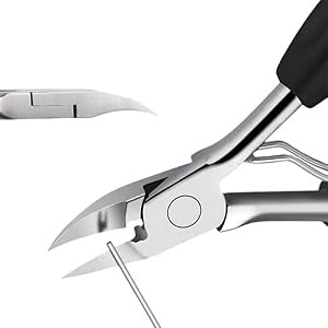 Toenail Clippers for Thick Toenails for Seniors, Angled Head Large Toe Nail