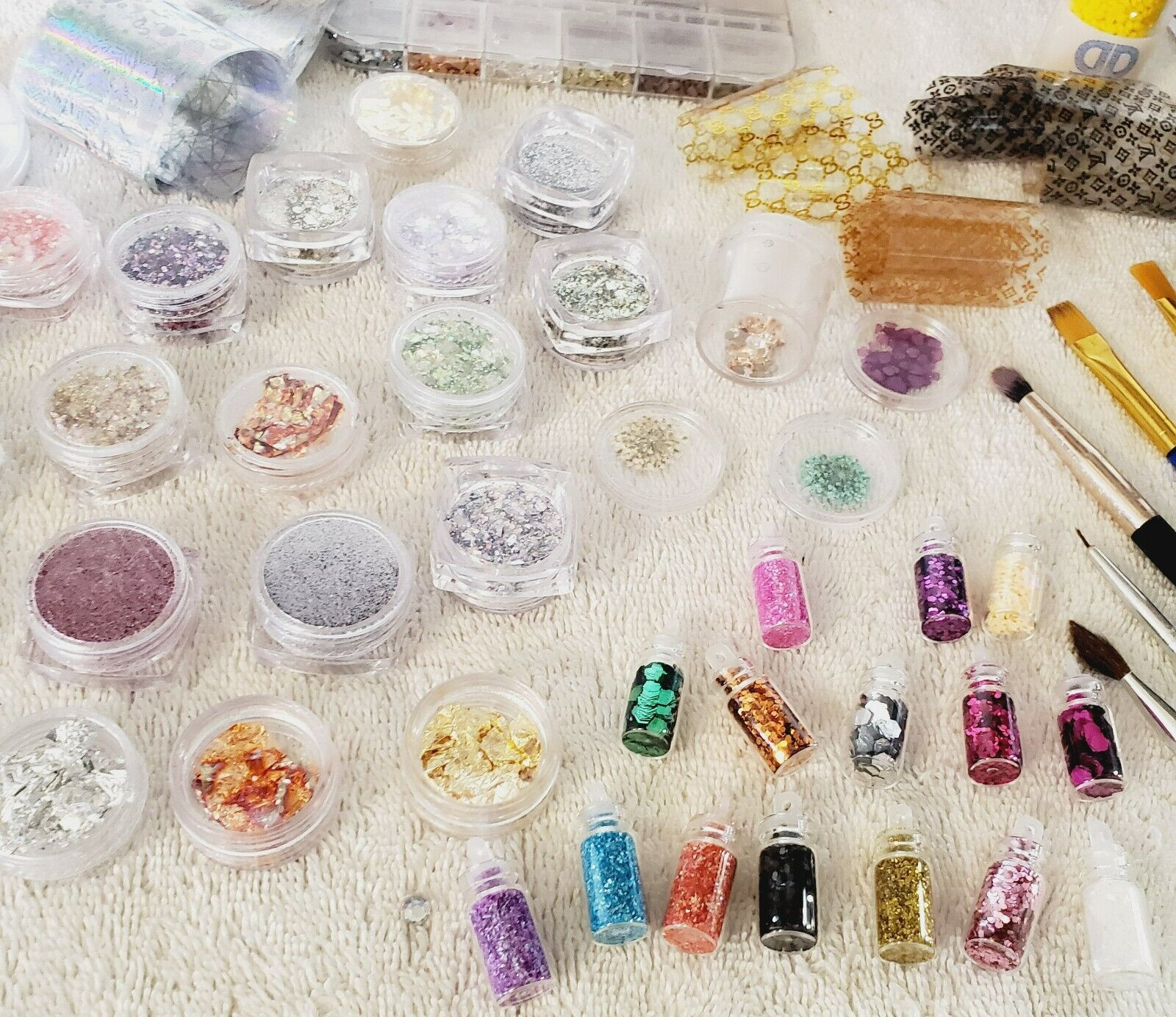 Manicure Nails Glitter Acrylic Gel Make-up Crafts Resin Embellishment Lot