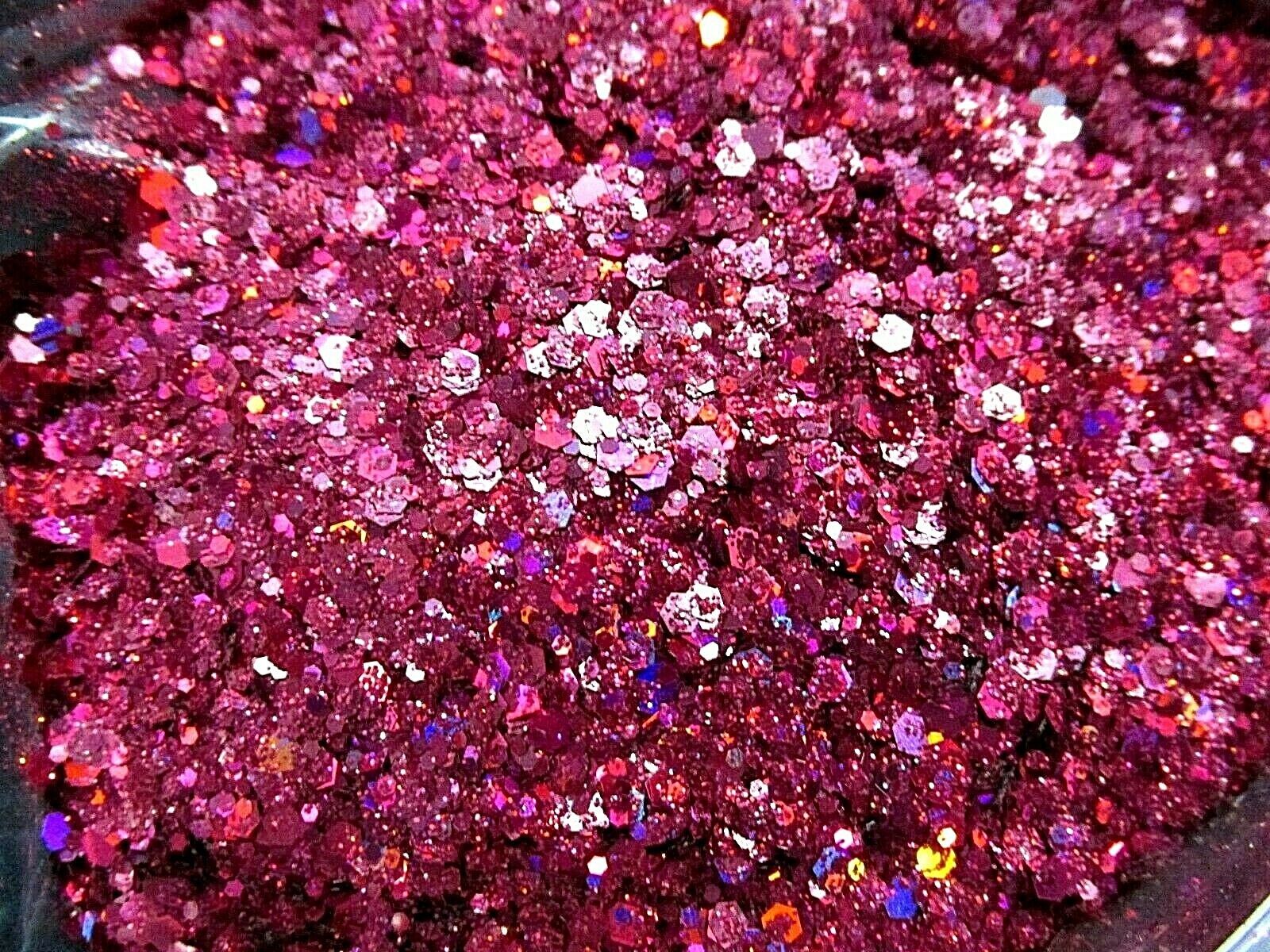 Holographic slushie glitter mixes