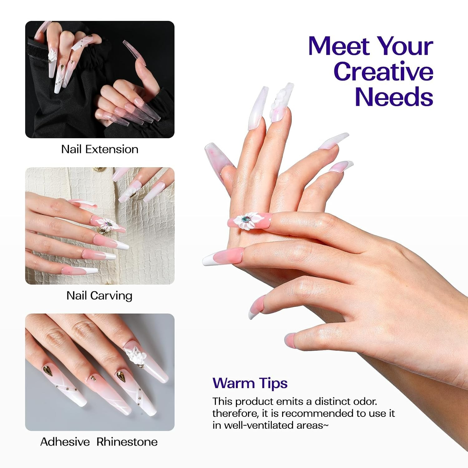 Professional Acrylic Nail Liquid 8oz – Safe, Low Odor & MMA-Free for Home Use