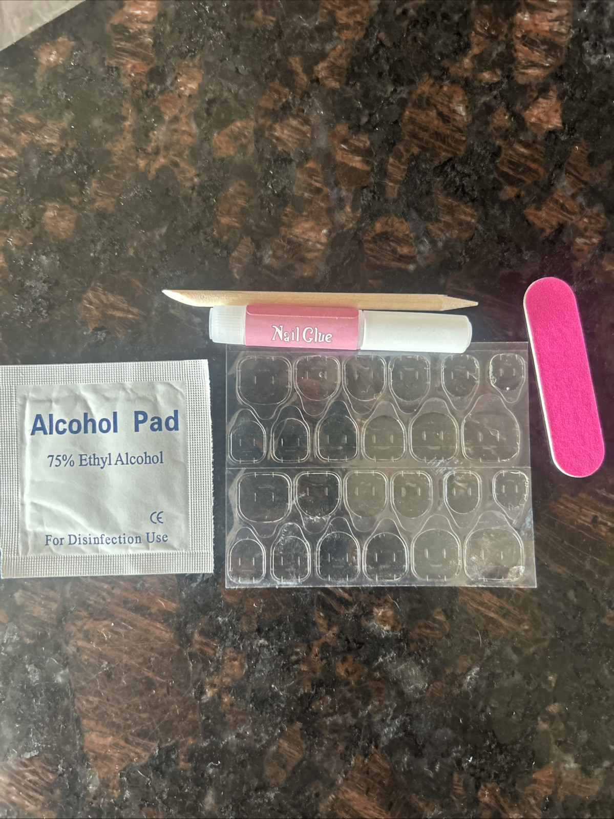 Press On Nail Kit 5 Piece Set Lot Of 2