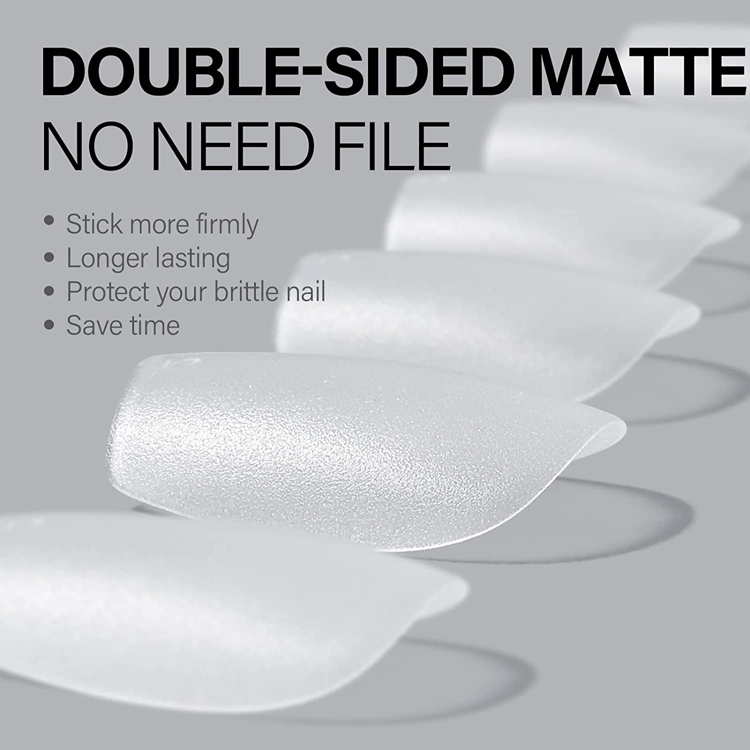 Extra Short Coffin Nail Tips – 450 PCS Upgraded Matte Soft Gel Full Cover Nail