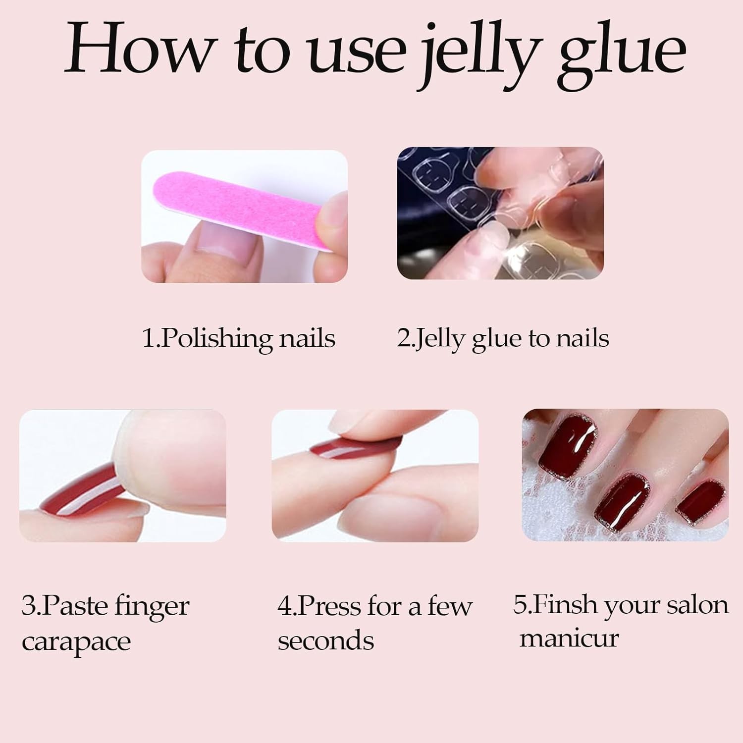24Pcs White Ombre Short Square Press On Nails for Effortless Elegance
