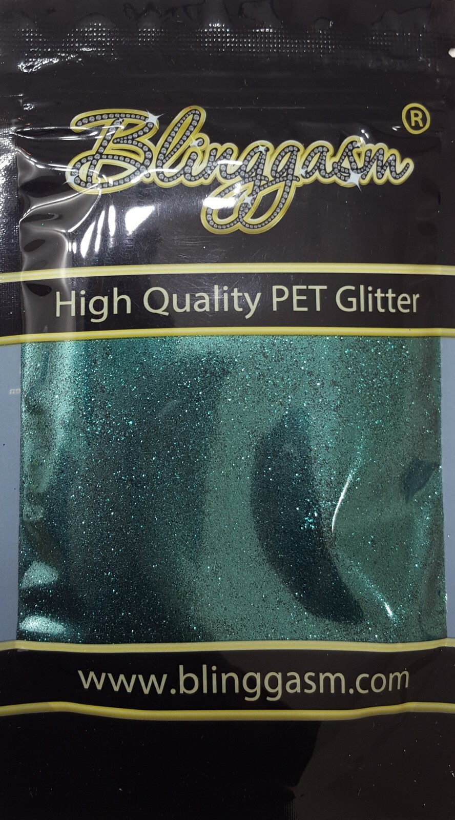 METALLIC SOLVENT RESISTANT GLITTER 3.5 OZ BY WEIGHT #38 B0622 DEEP SEA GREEN