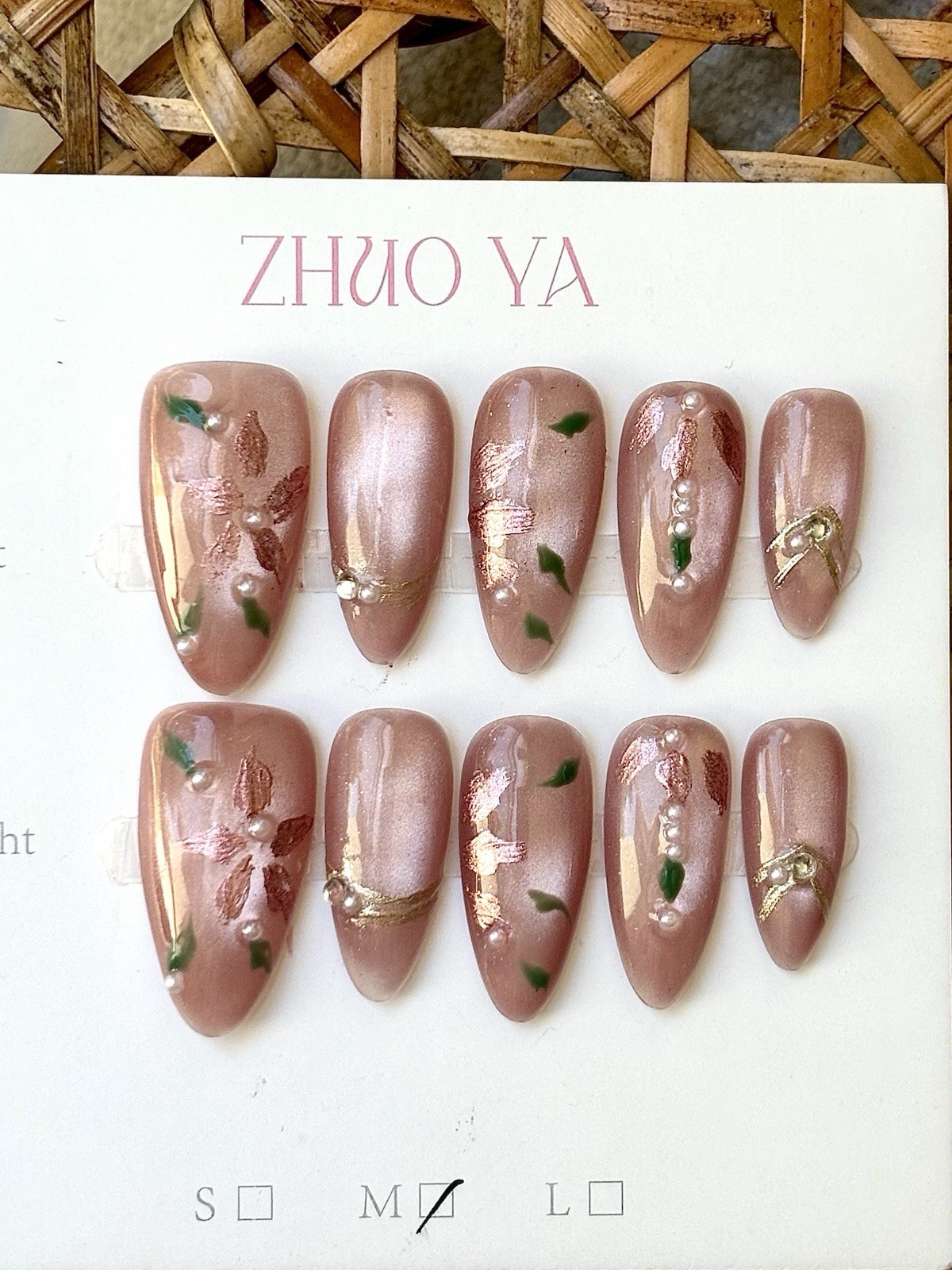 Pick Your Set(s) | Oval Almond Press-On Nails Medium Size Reusable