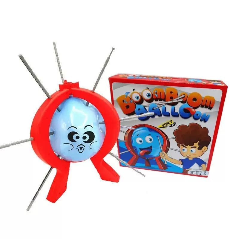 ZSKXYRUS Balloon Blast Party Game Set Entertaining Small, Red, Multicolored
