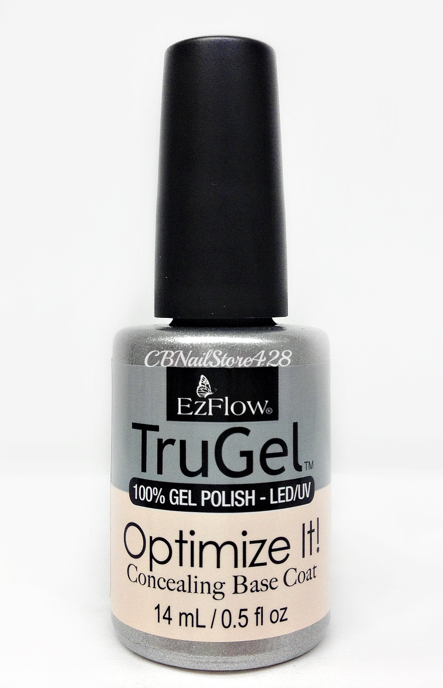 EZFlow TruGel Nail Polish – Optimize It! CONCEALING Base Coat 0.5oz – 42595