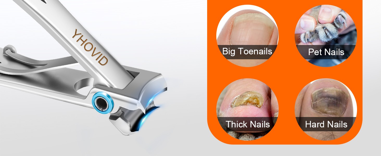 Toe Nail Clippers for Men, Toenail Clippers for Thi Nails for Seniors,