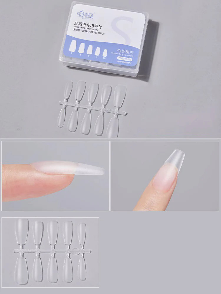Short Round Wearable Nail Tips