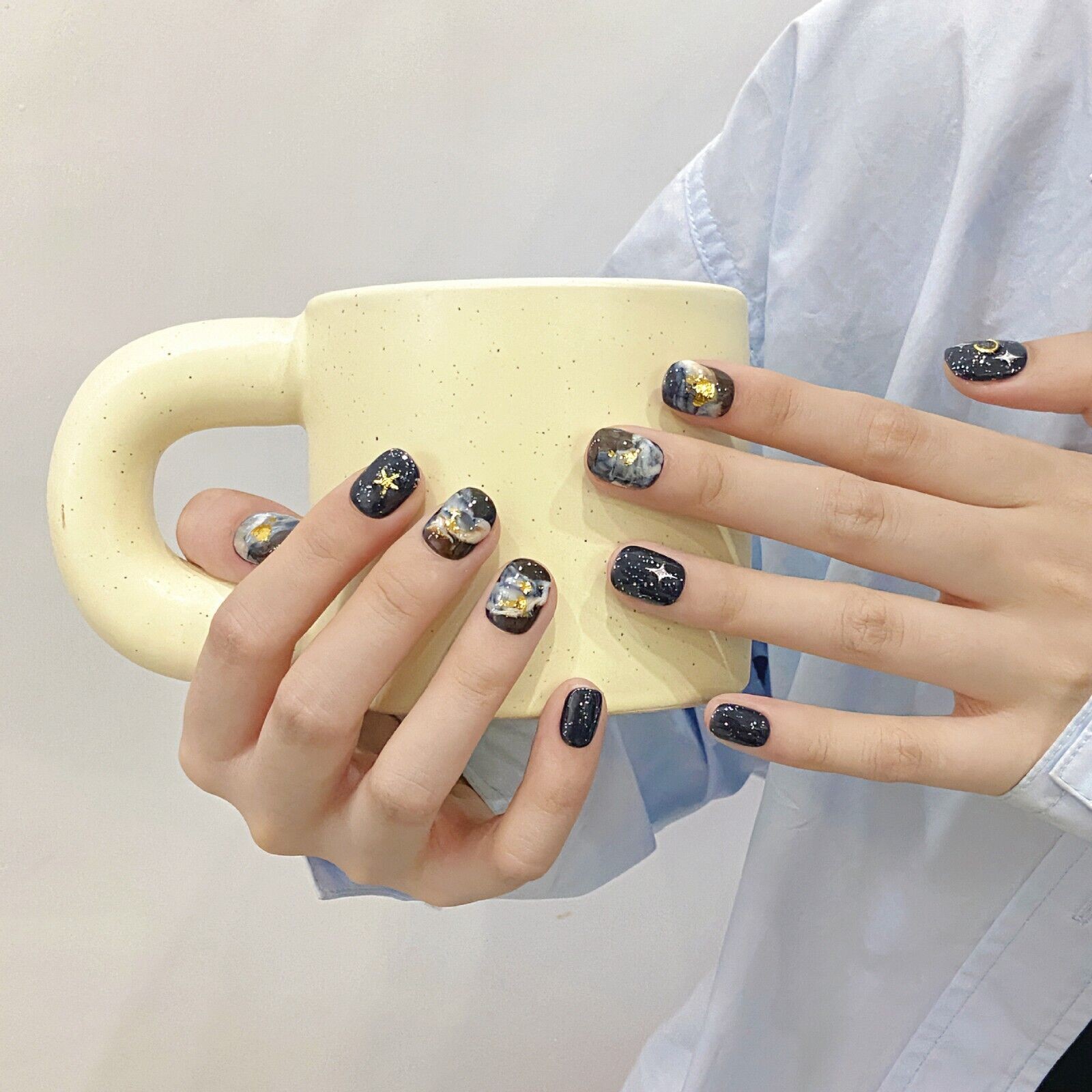 Handmade wearable nail art, high-end art, children’s fun, graffiti, hand drawn,