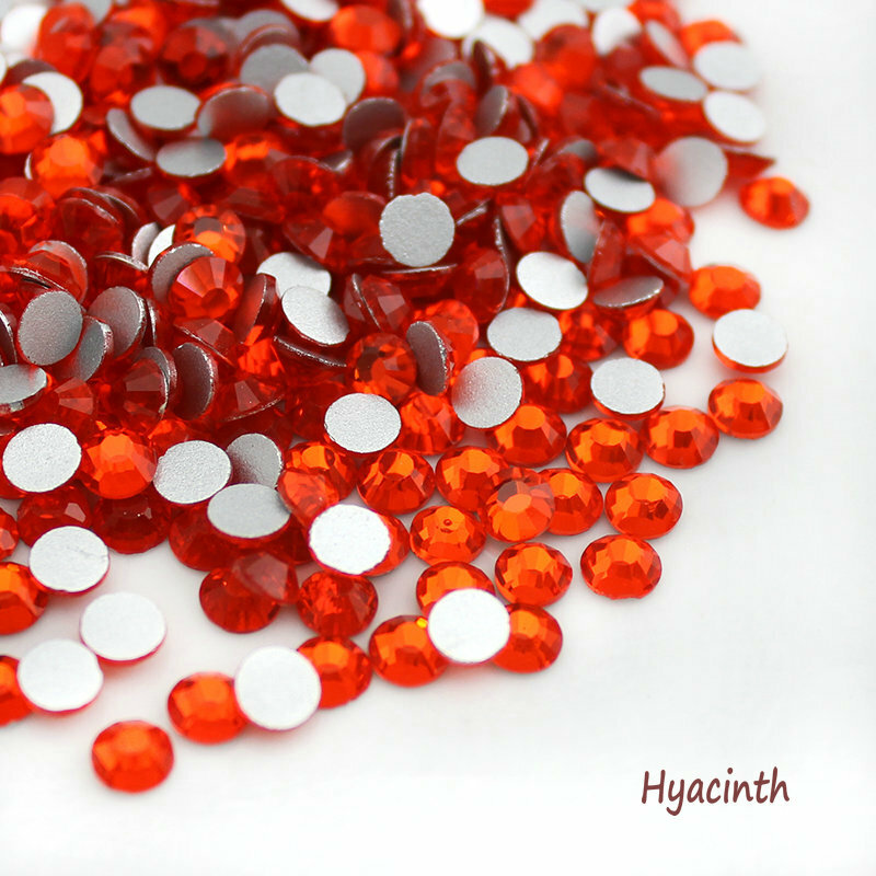 1440 Hyacinth Non-hotfix Rhinestones FlatBack Crystal Gem 3D Nail Art Decoration