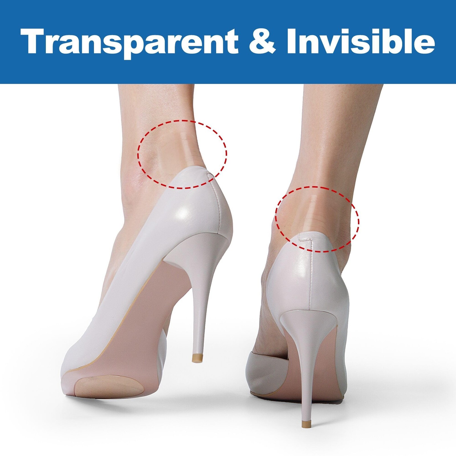 Blister Bandages for Feet, 16pcs Invisible Blister Pads, 2 Size, Hydrocolloid…