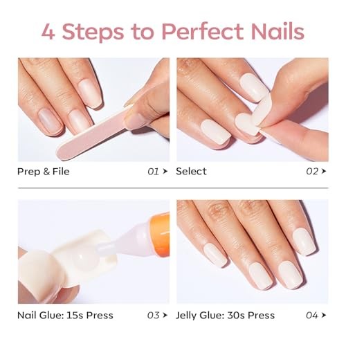 Short Almond Nails – Reusable A2-Pink Cat Eye Press