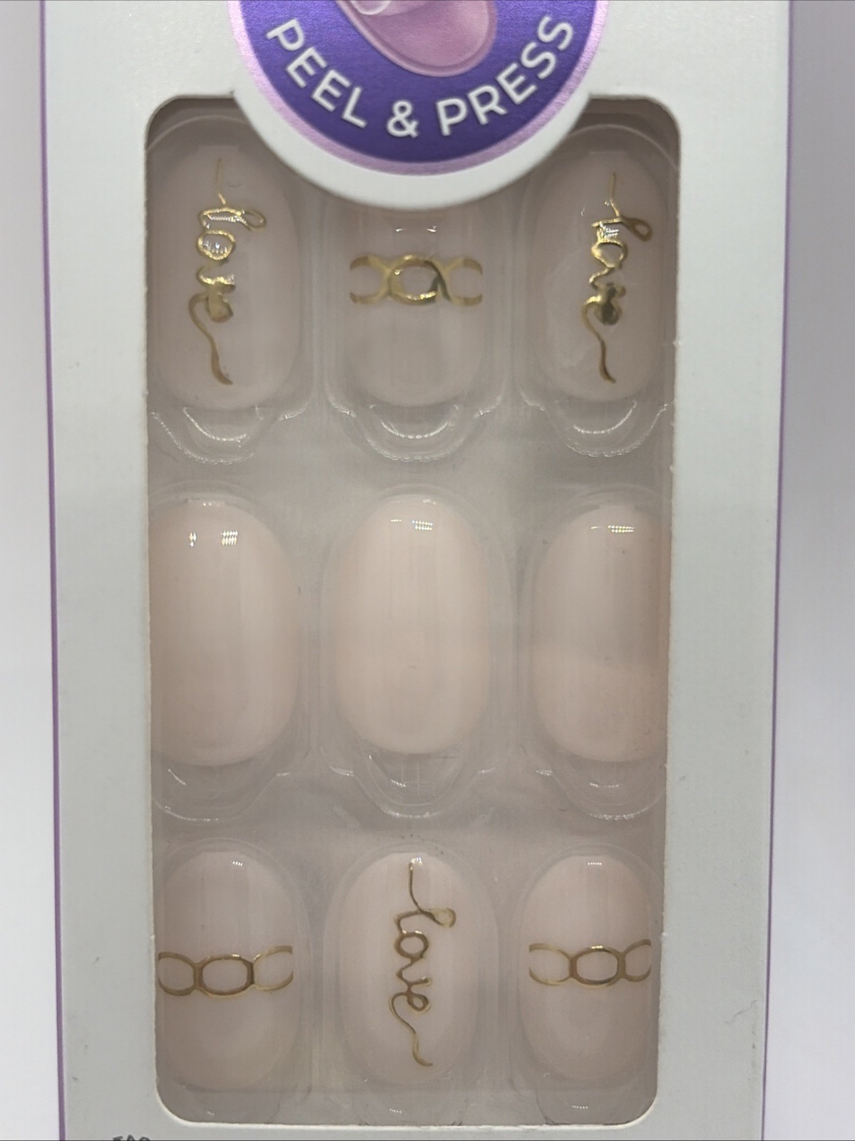 KISS Impress Press on Nails Short Oval Lot Of 2 Sets M2