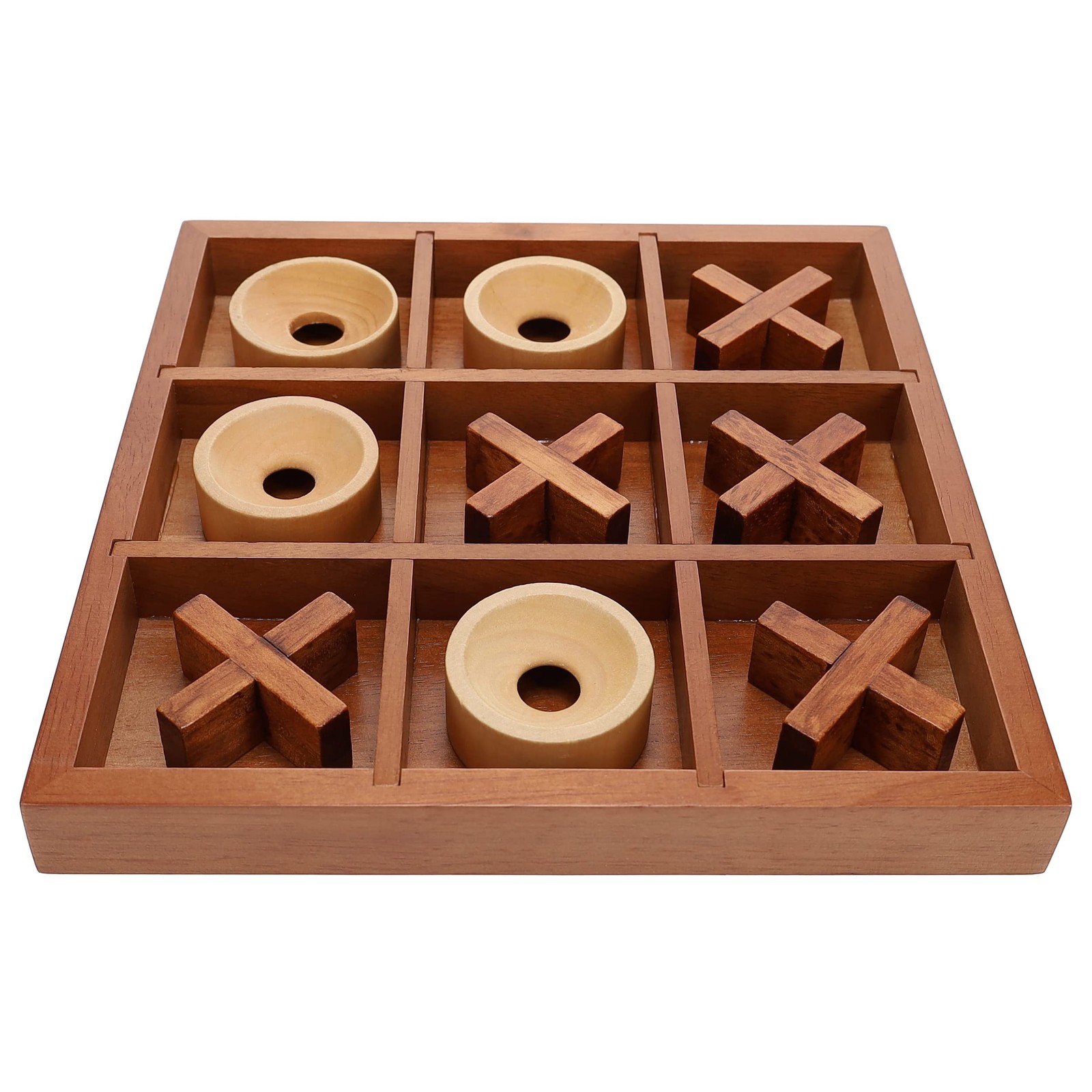 Wooden 9 inches by 9 0.98 inches, Red and Green , Yellow