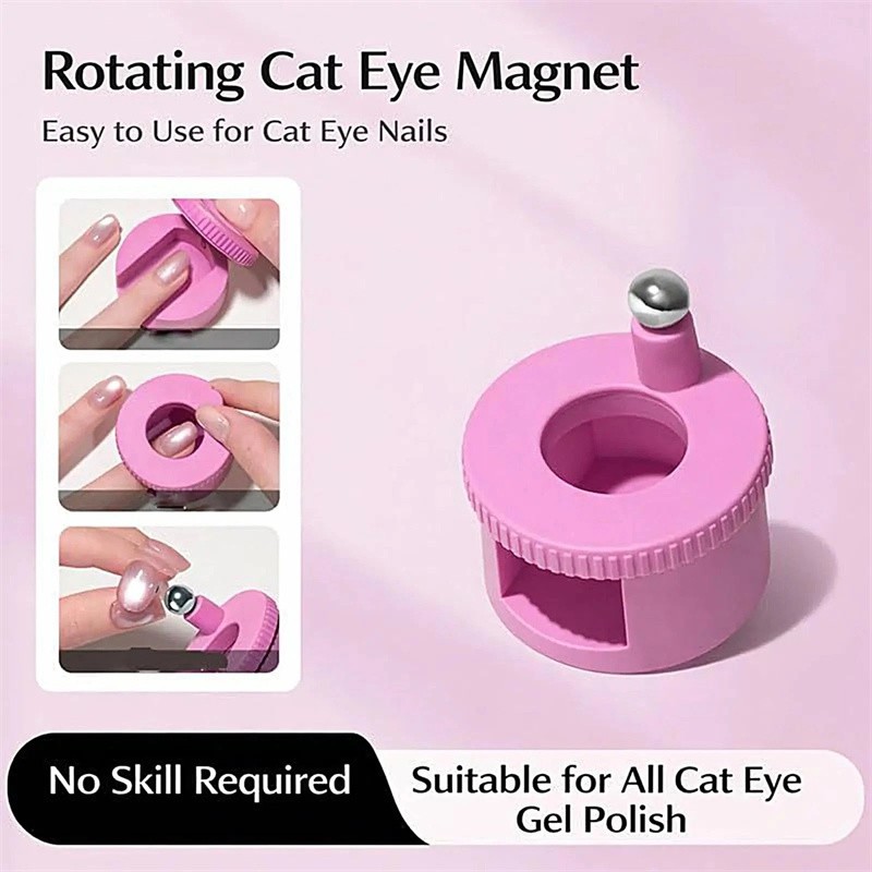NEW Rotating Automatic Glass Bead Super Strong Cat Eye Magnet Beginner-Friendly