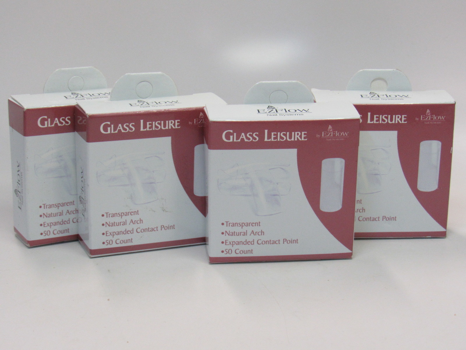Lot of 4 EZ Flow Leisure Tips, No.3 Glass, 50 Count