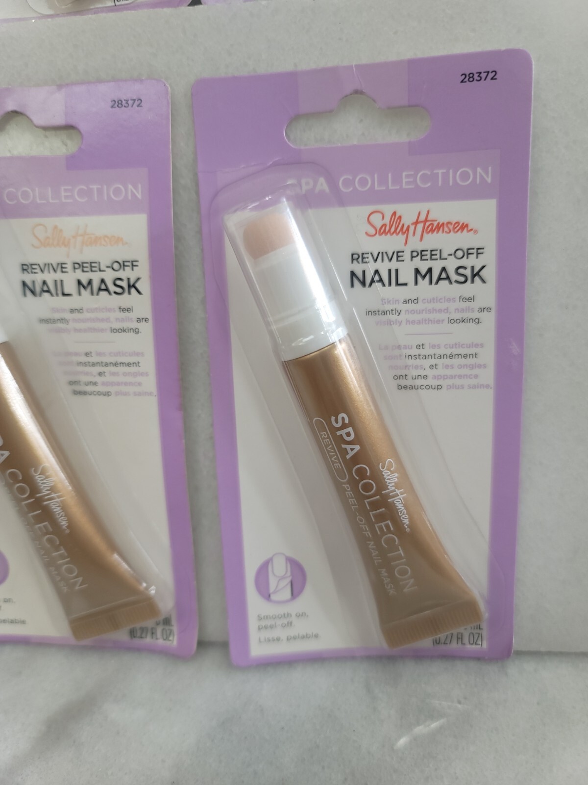 4 pack Sally Hansen Revive Peel-Off Nail Mask, Spa Collection, Peel Off # 28372
