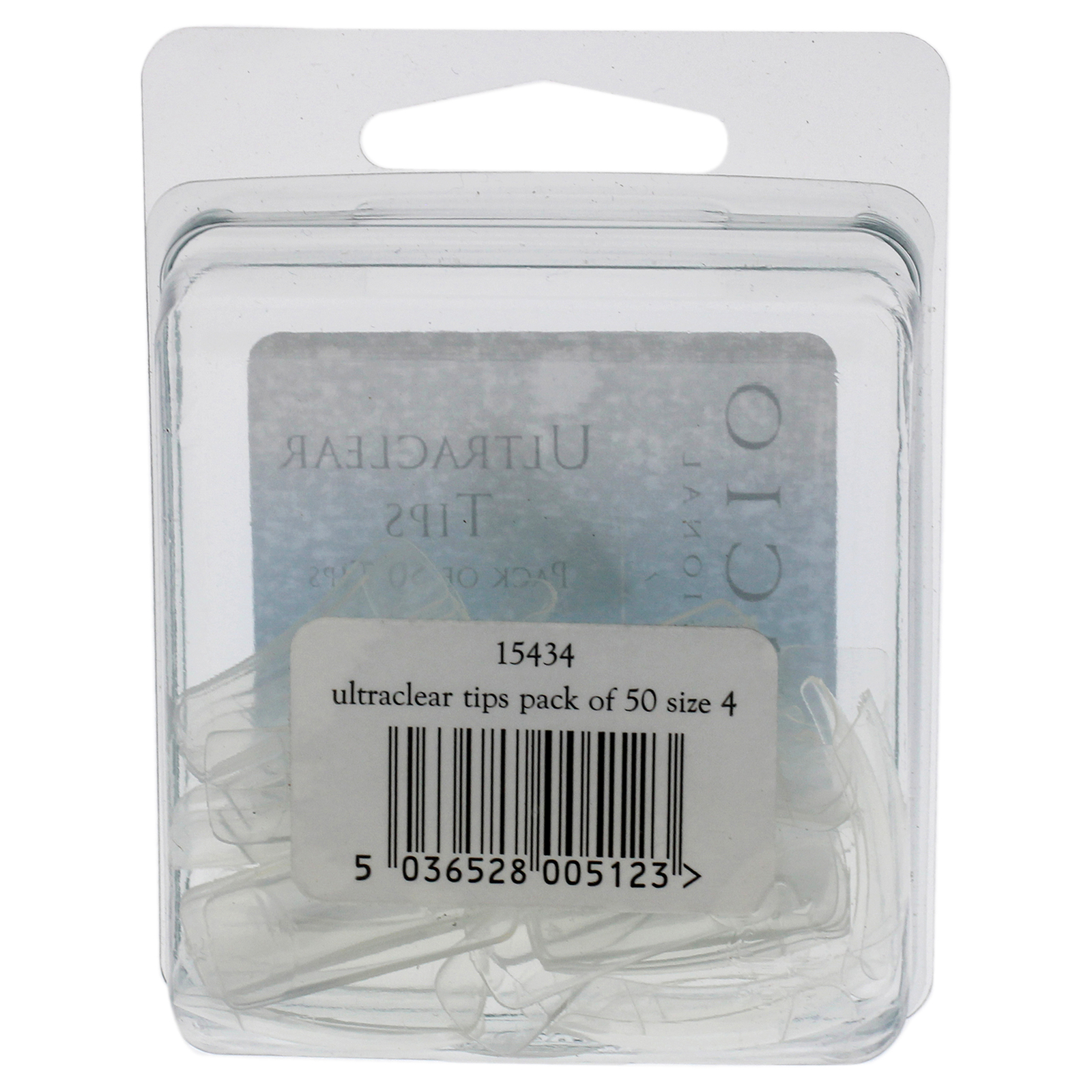 3 Pack Ultraclear Tips – 4 by Cuccio Pro for Women – 50 Pc Acrylic Nails