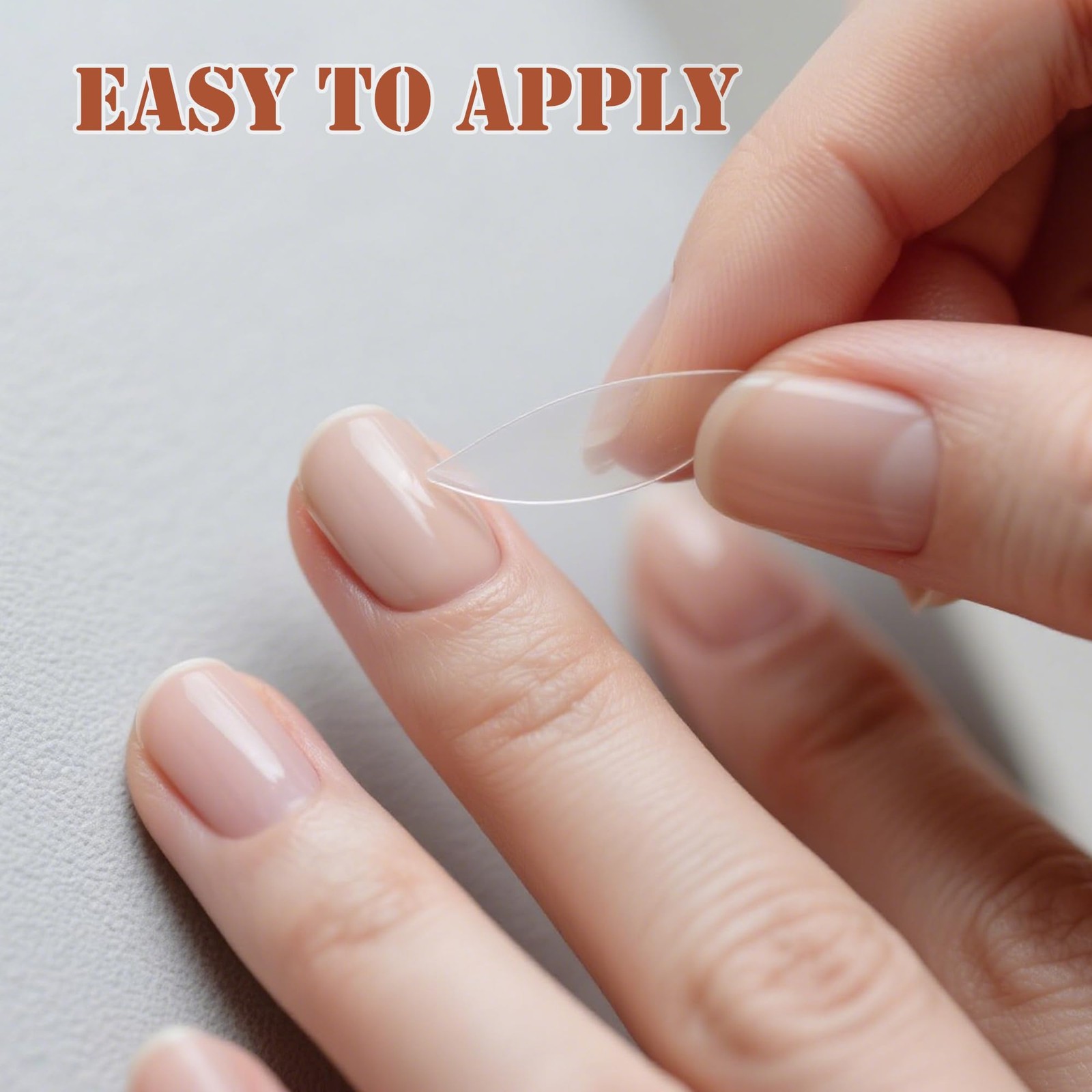 240 Pcs Nail Glue Stickers Double Sided Waterproof False Finger Nail Tips