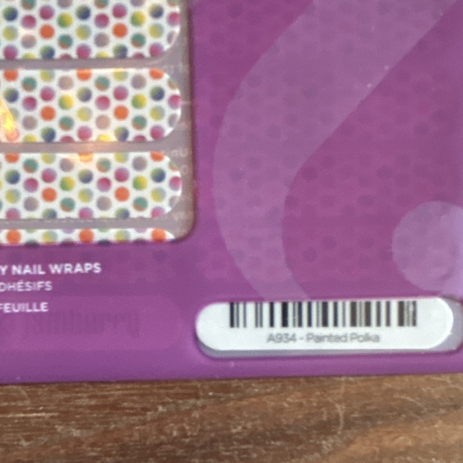 Jamberry Nail Wraps Spring Self-Adhesive Polka Dot Birthday Strawberry