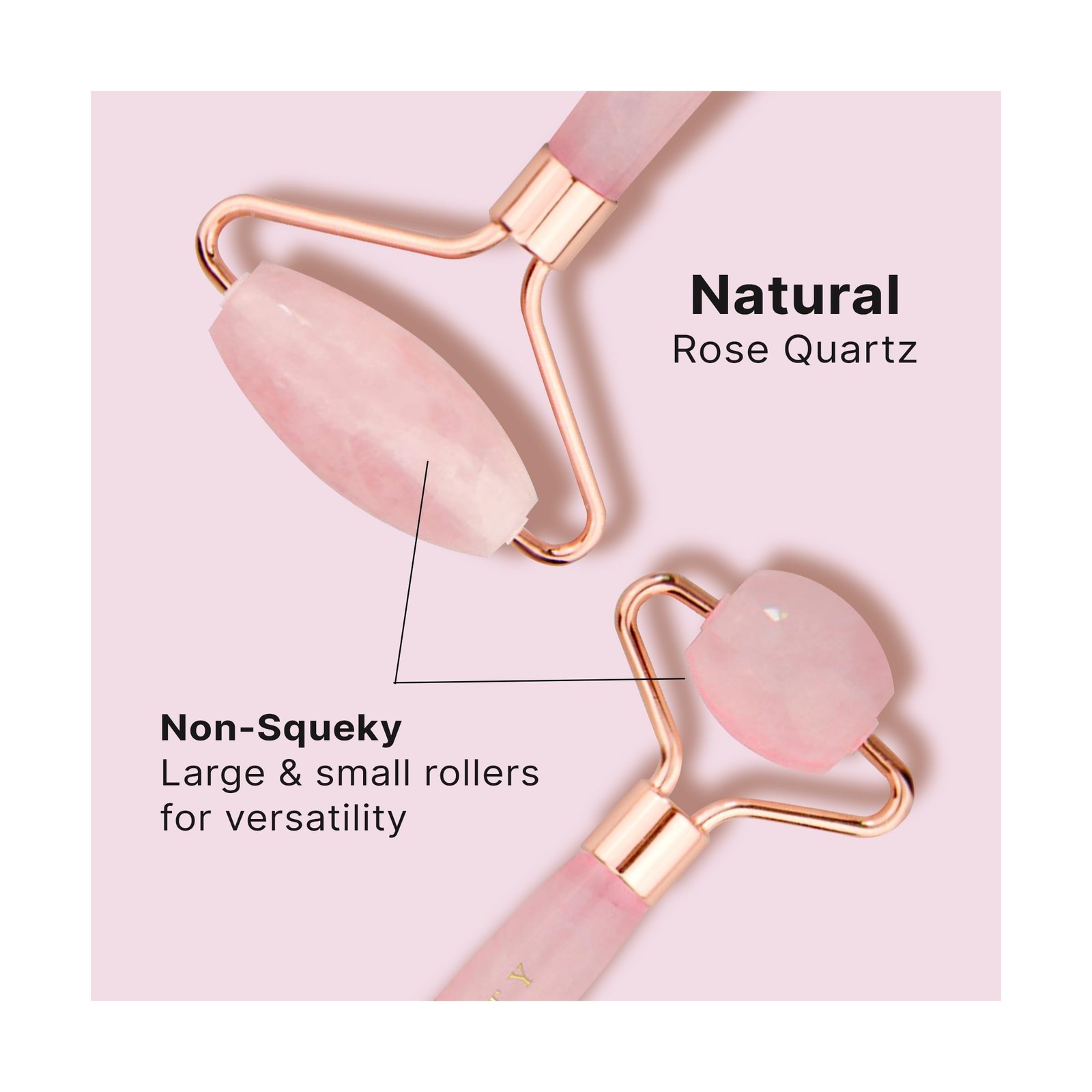 Rose Quartz Face Roller – Relaxation Gifts for Women, Skin Care Too… Fast Ship