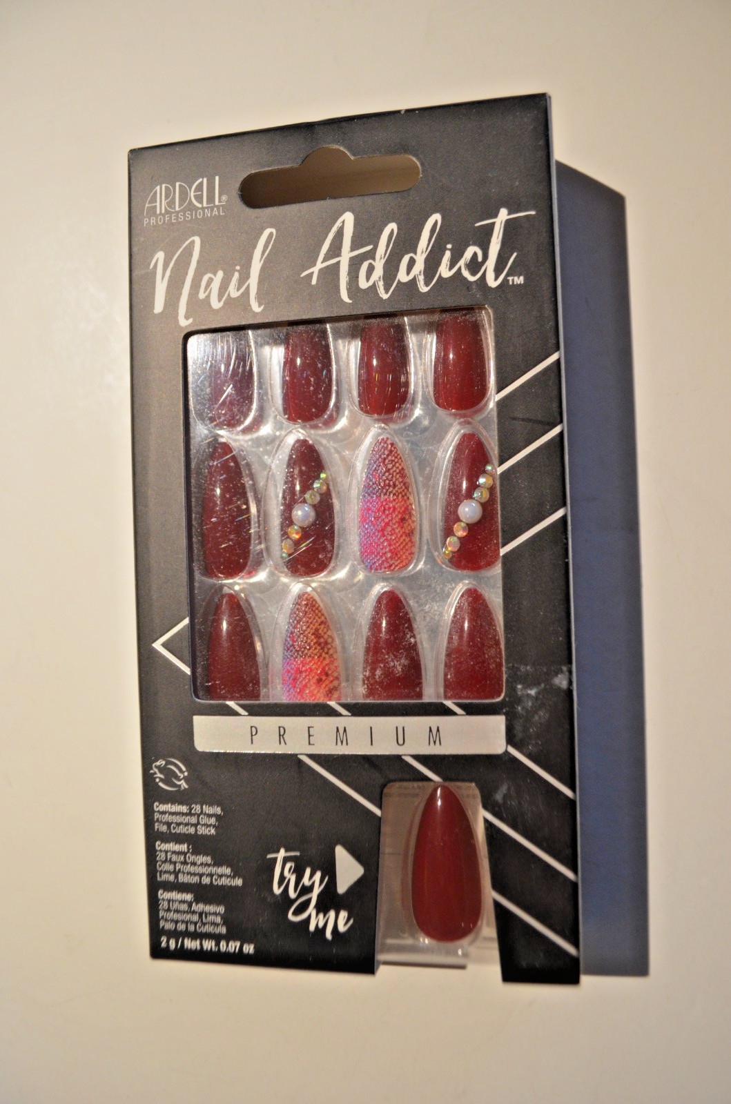 Ardell Profesional Nail Addict Premium False Nails Sets 2PK