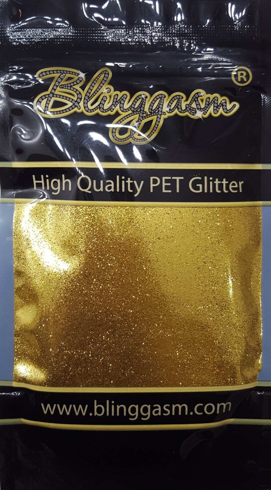 METALLIC SOLVENT RESISTANT GLITTER 3.5 OZ BY WEIGHT #4 B0203 LIGHT GOLD