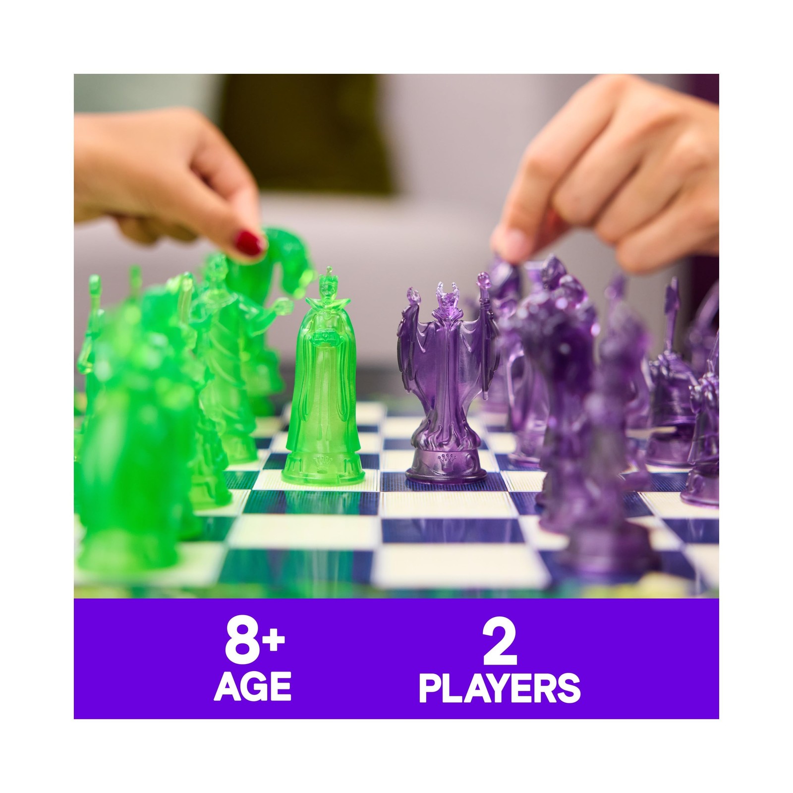 Spin Master Games, Disney Villains Chess Set for Adults & Kids, Pla… Fast Ship