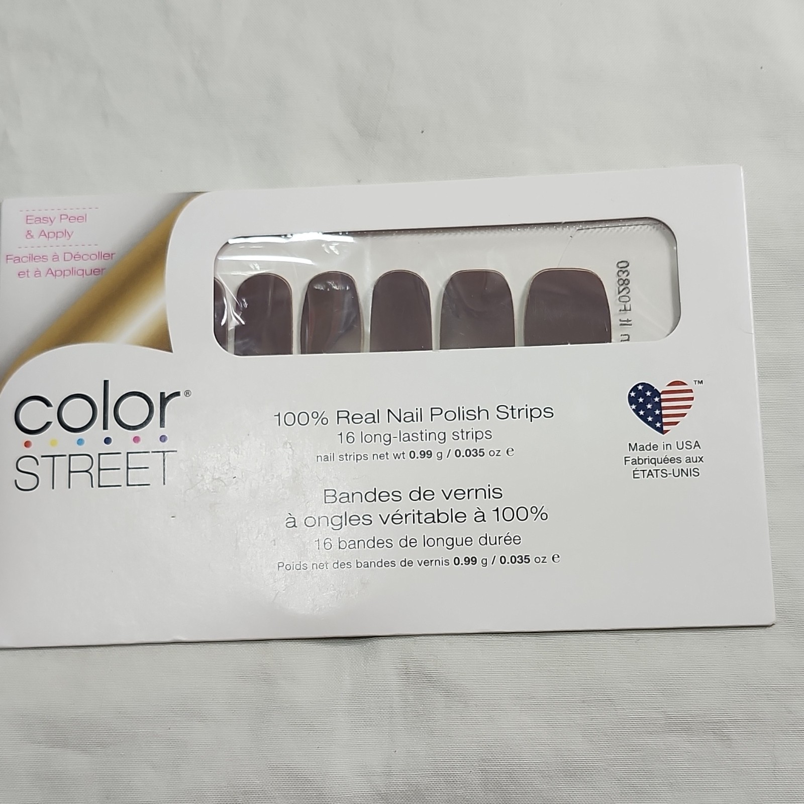 Color Street Lot of 5 Nail Polish Strips Glitter Floral Multicolor Long-Lasting
