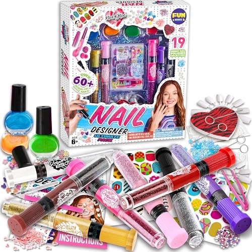 Nail Polish Pens Kit for Girls Ages 7-12, FunKidz Nail Pen Combo Kit Teen Gift