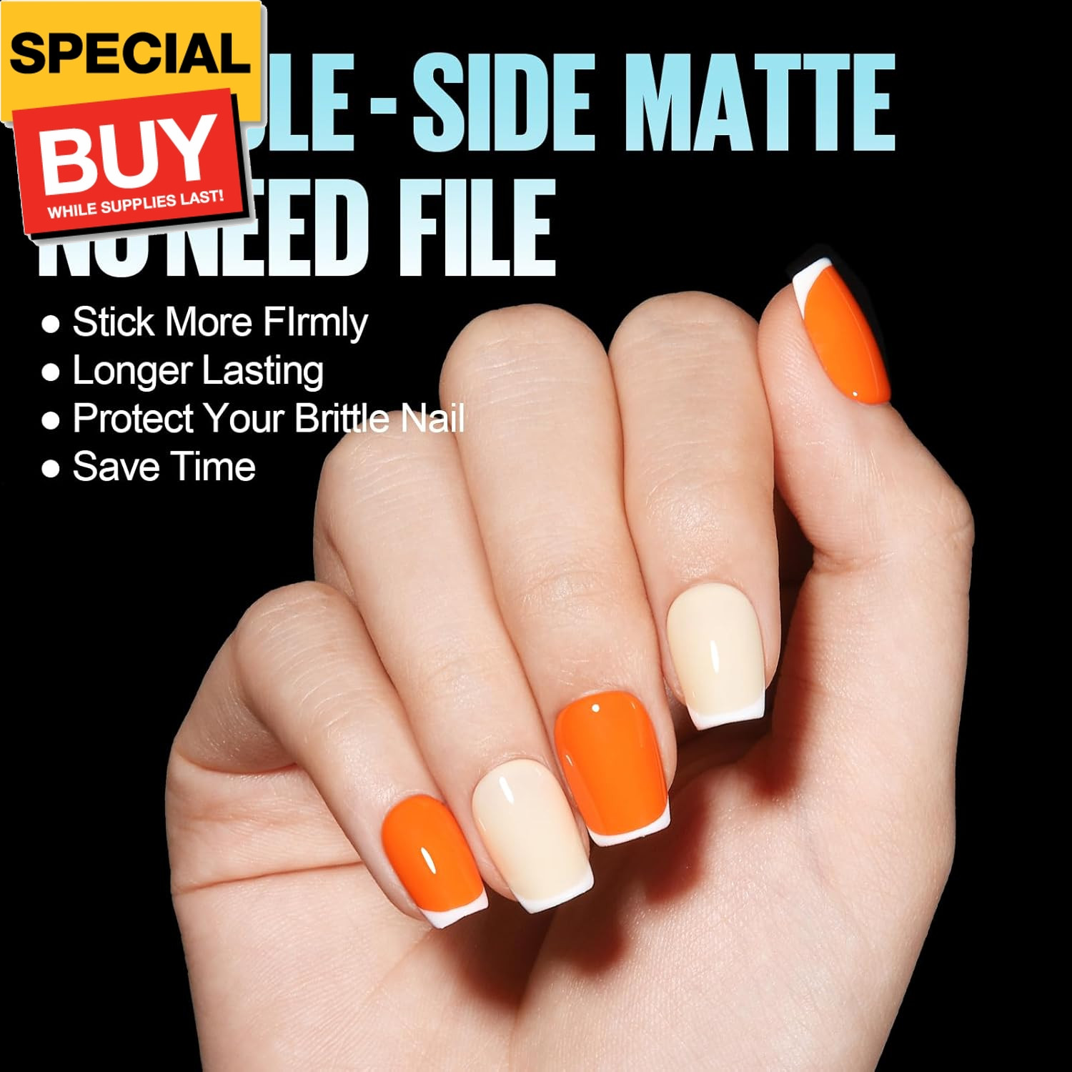 Short Coffin Gel Nail Tips, Full Cover Short Nail Tips, 360Pcs Soft Coffin Nails