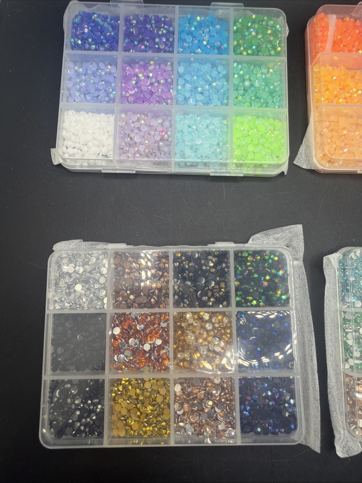 Rhinestone Nail Art Lit Multiple Colors