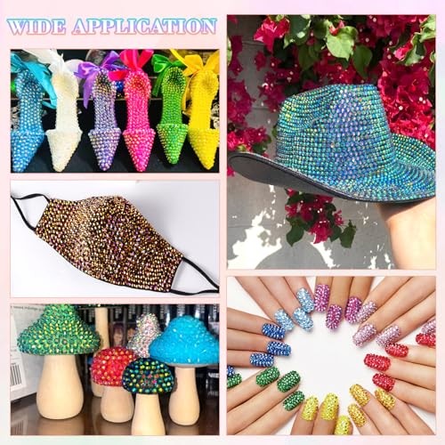 BELLEBOOST 35000Pcs Jelly Large Pack + 3Pcs Glue Jelly Multicolored 3mm