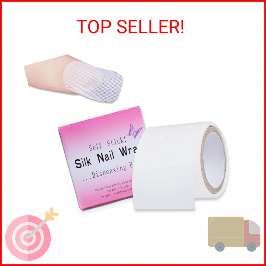 1 Roll Nail Repair Fiberglass Silk Wrap Self Adhesive Anti Damage DIY Strong Pro