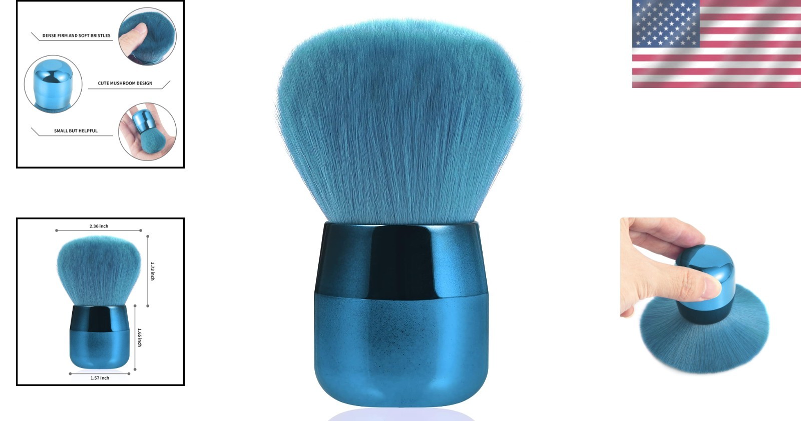 Fashionable Nail Art Dust Remover Brush with Gentle Bristles—Ideal for Travel