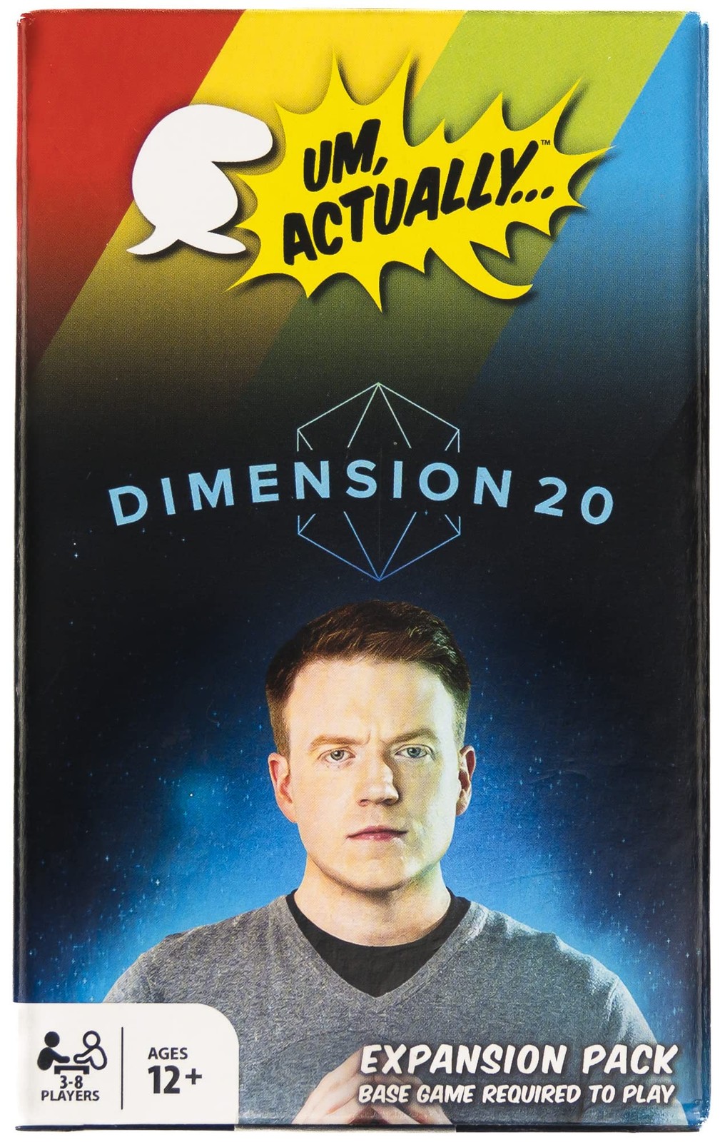 Um, Actually Dimension 20 Expansion Pack | 3.1 x 5 x 0.6 inches, Multi-color