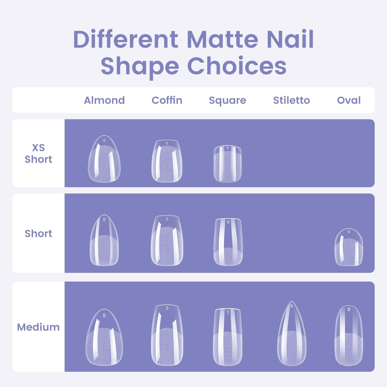 Extra Short Almond Nail Tips: 240Pcs Small Shape Soft Gel XS, Clear