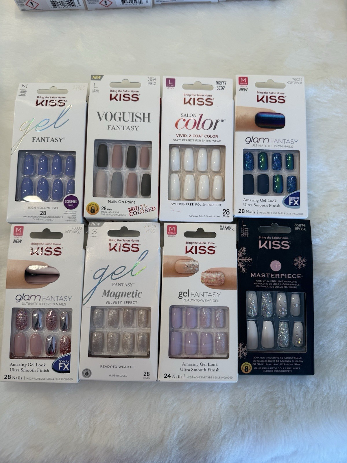 ( lot of 300 )sets of KISS NAILS, Assorted Press-On Nail